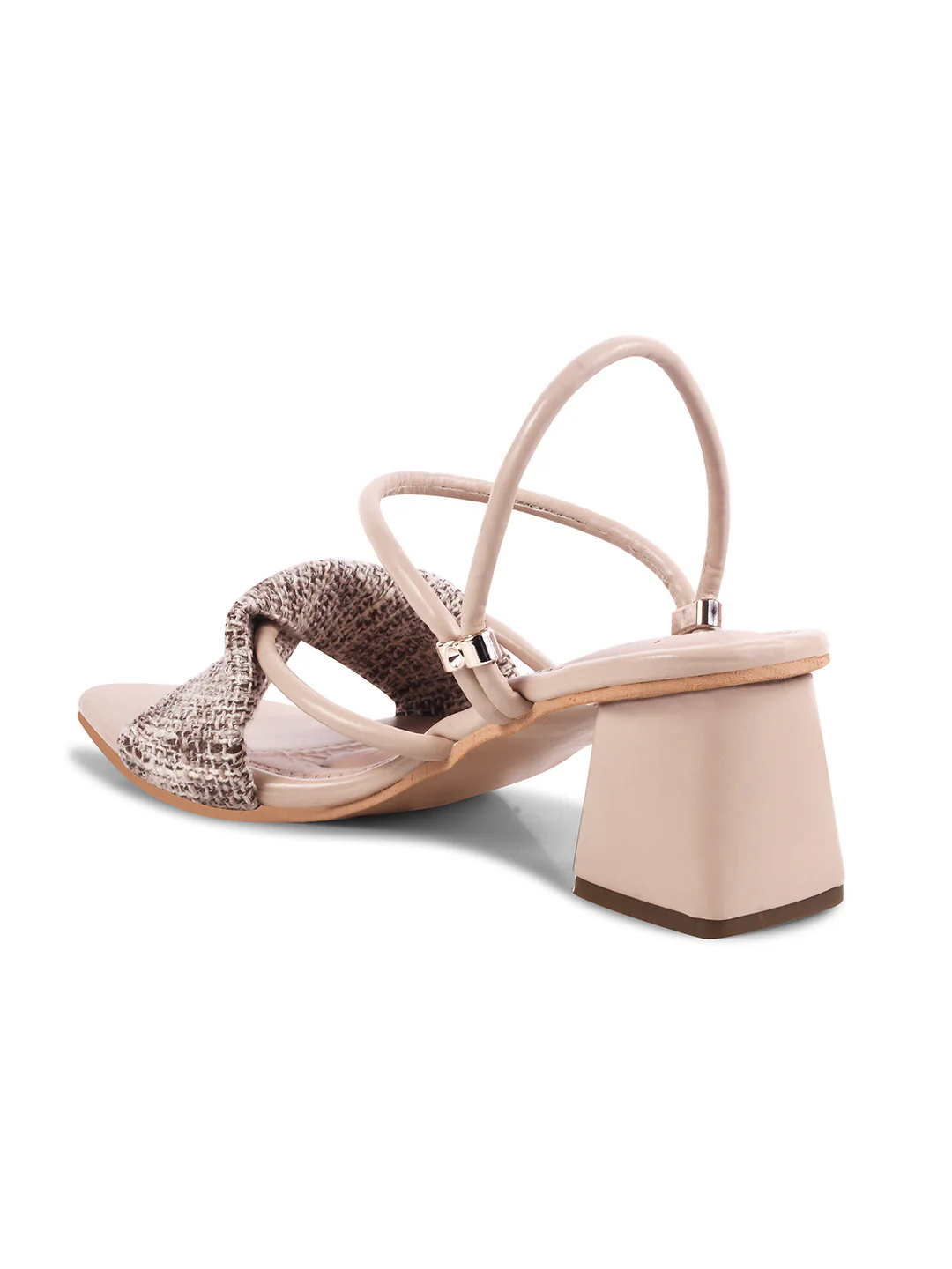 Textured Strap Block Heels - Image 5