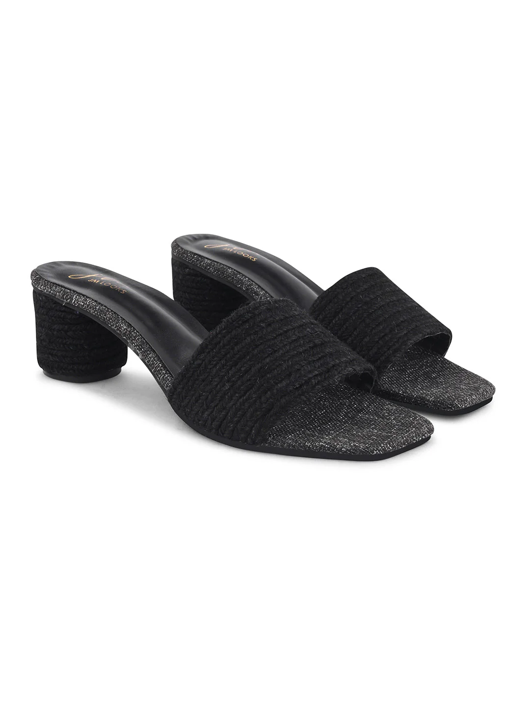 Jm Looks Textured Block Heels for Women & Girls - Image 11