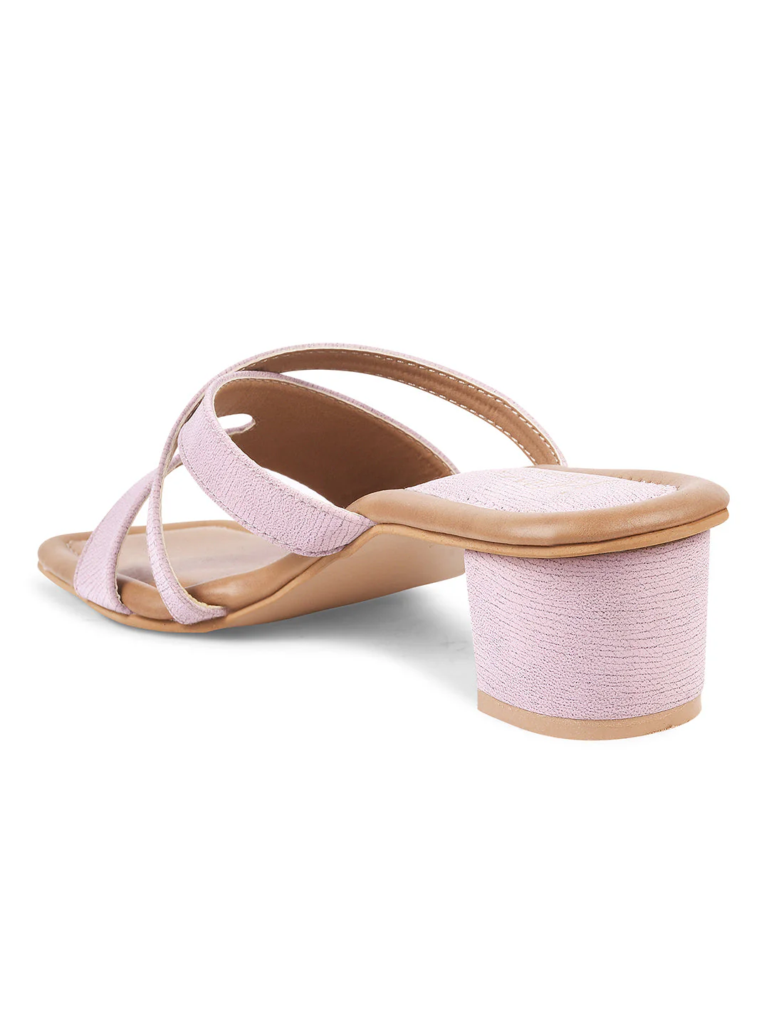 Jm Looks Dual Strap Block Heel Slides - Image 12