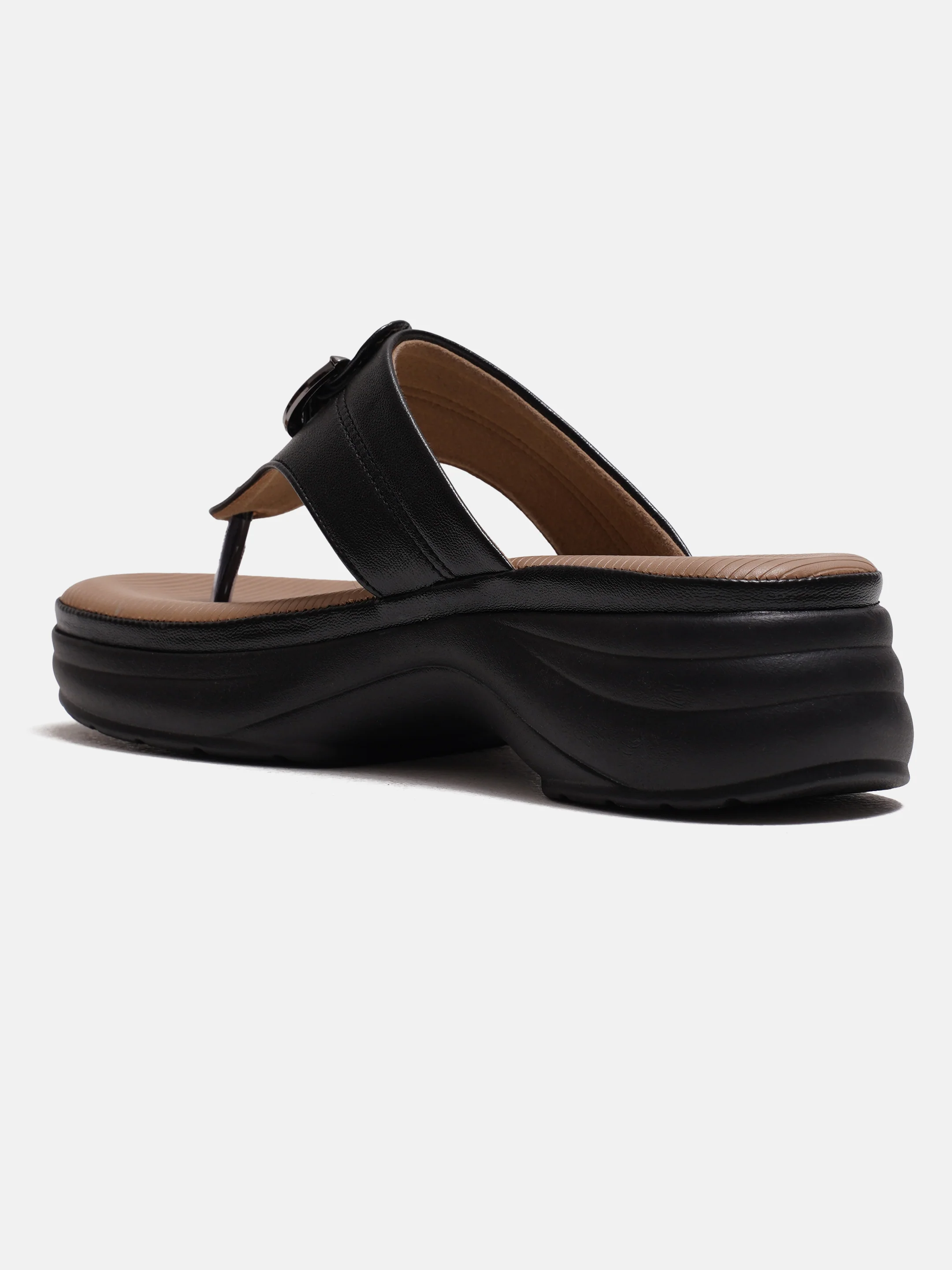 Thong Sandals with Cushioned Platform Sole - Image 14