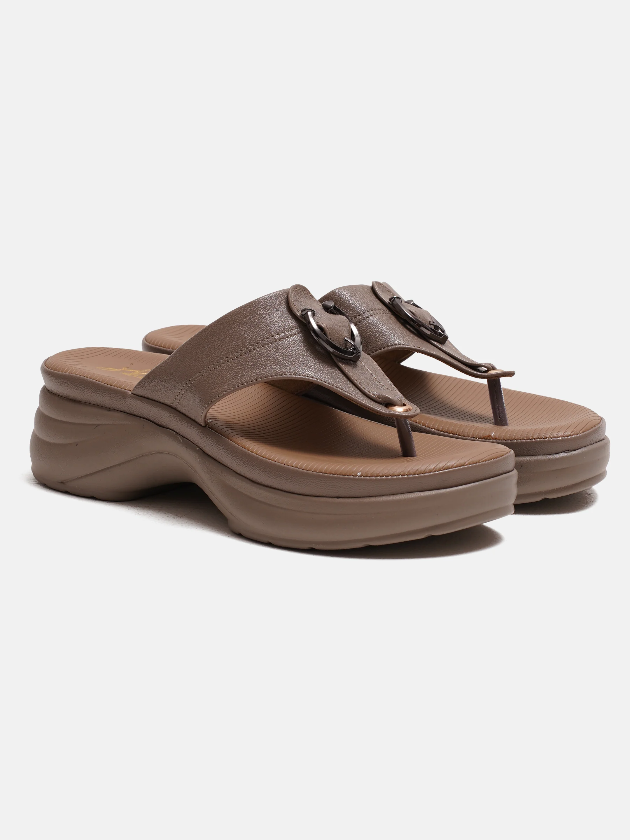 Thong Sandals with Cushioned Platform Sole - Image 15