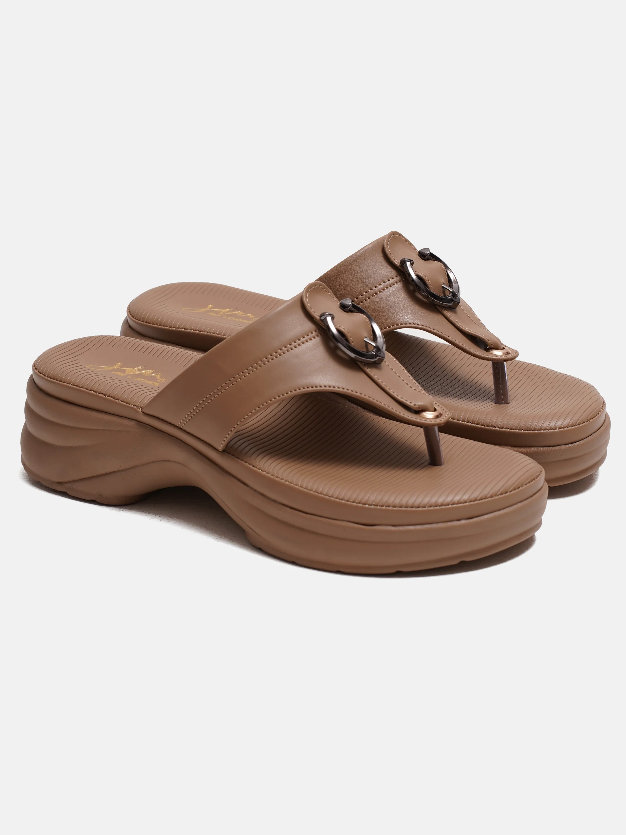 Thong Sandals with Cushioned Platform Sole - Image 6
