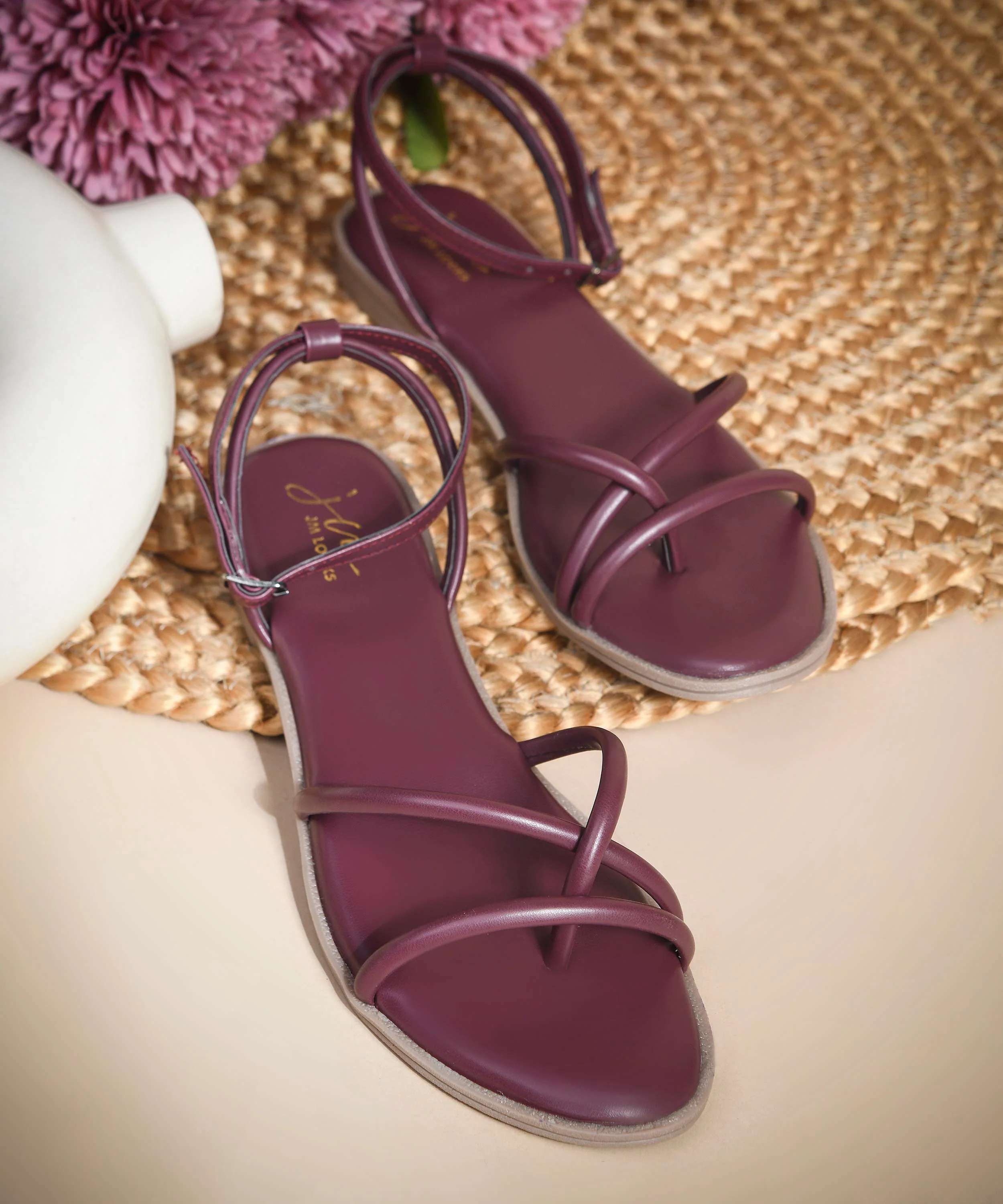 Toe-Loop Flat Sandals - Image 9