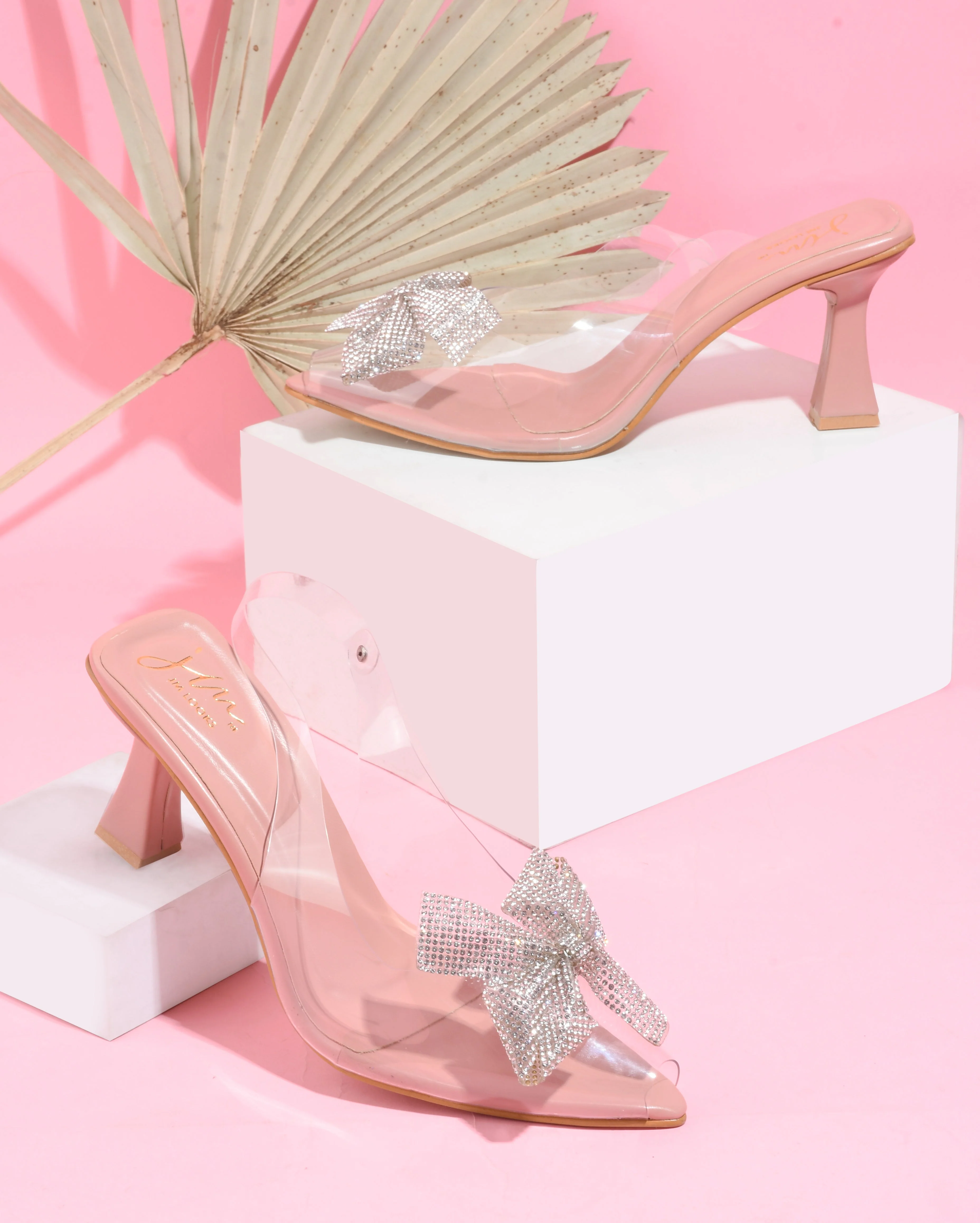 Transparent Bow Heels - Image 13