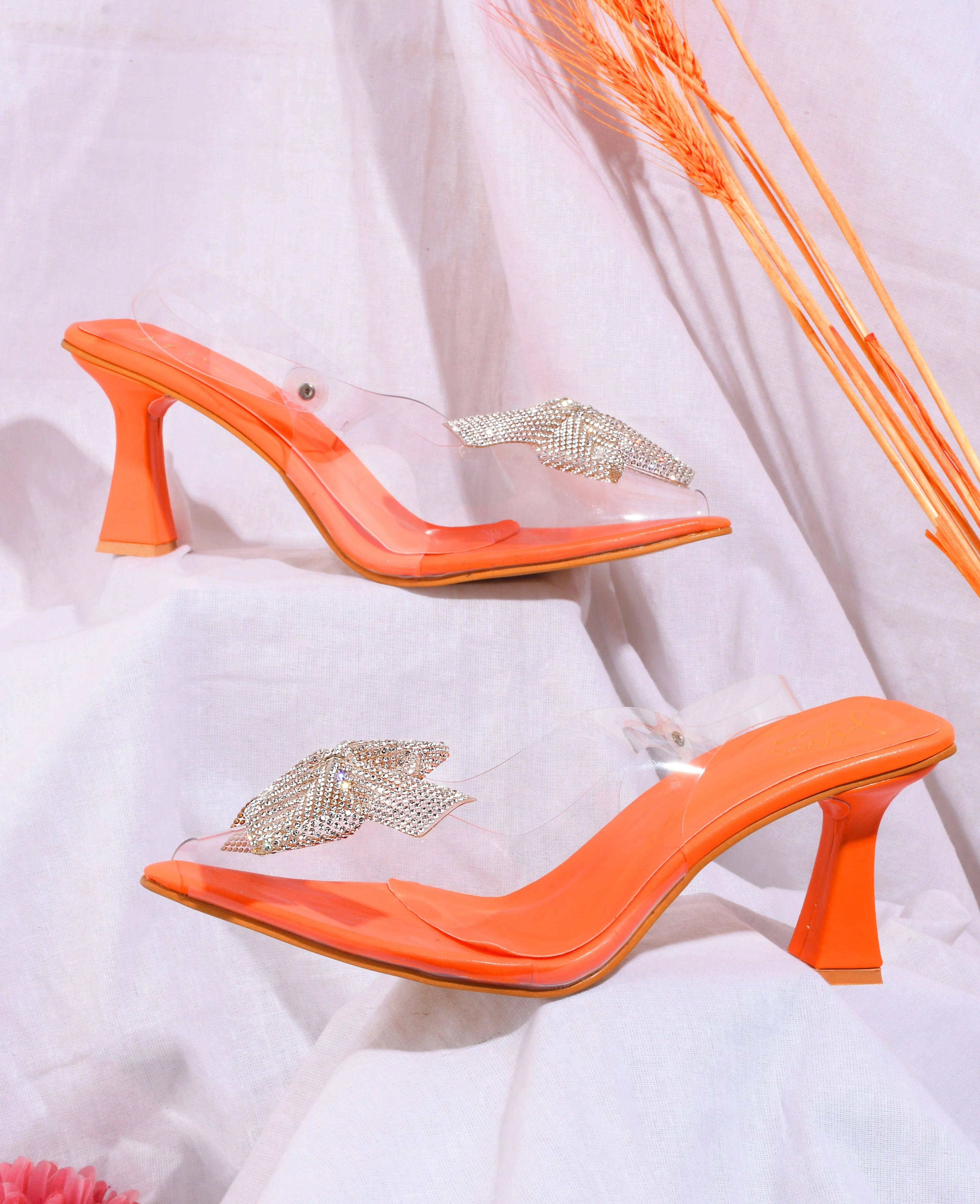 Transparent Bow Heels - Image 8