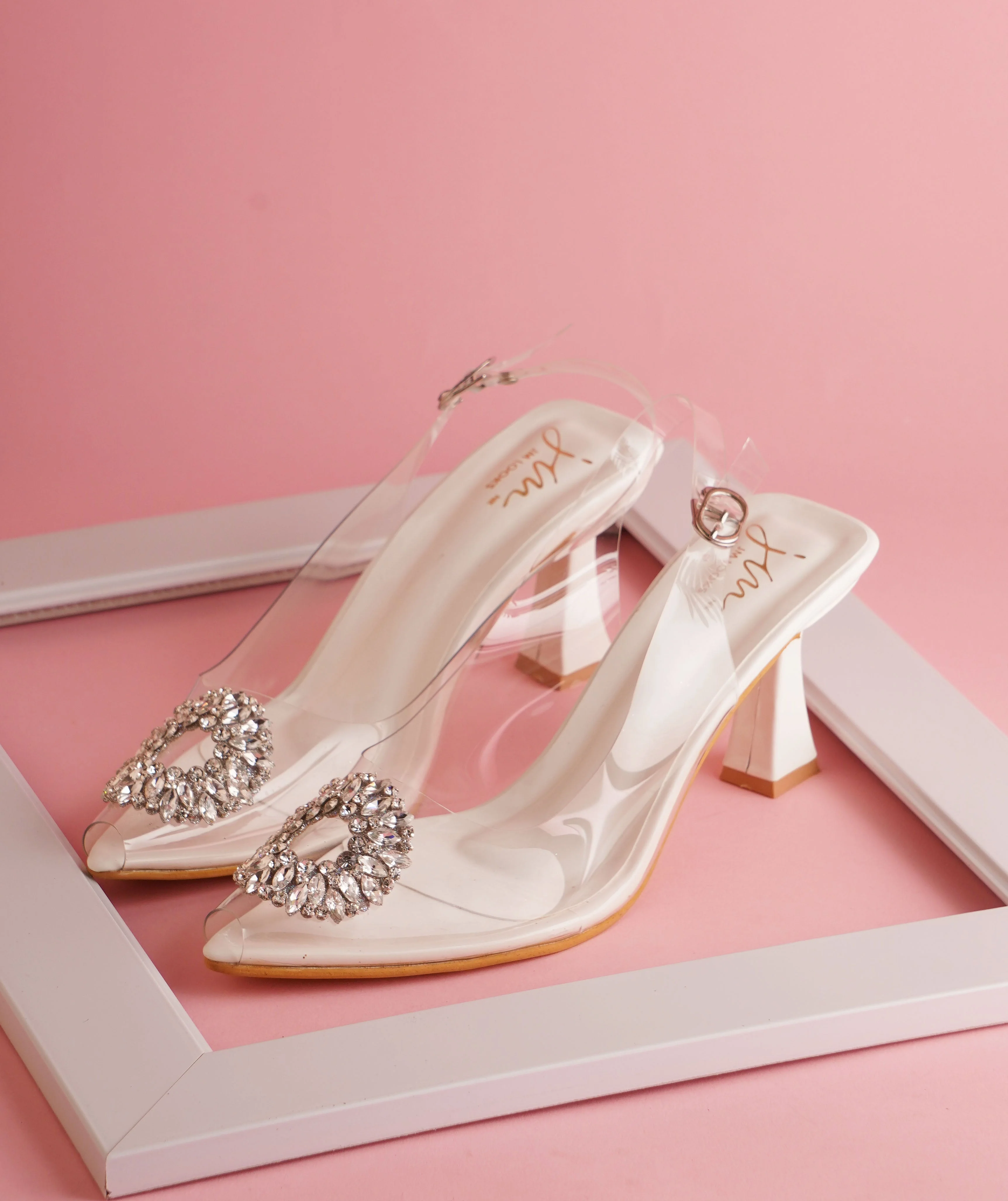 Transparent Heel with Ankle Strap - Image 3
