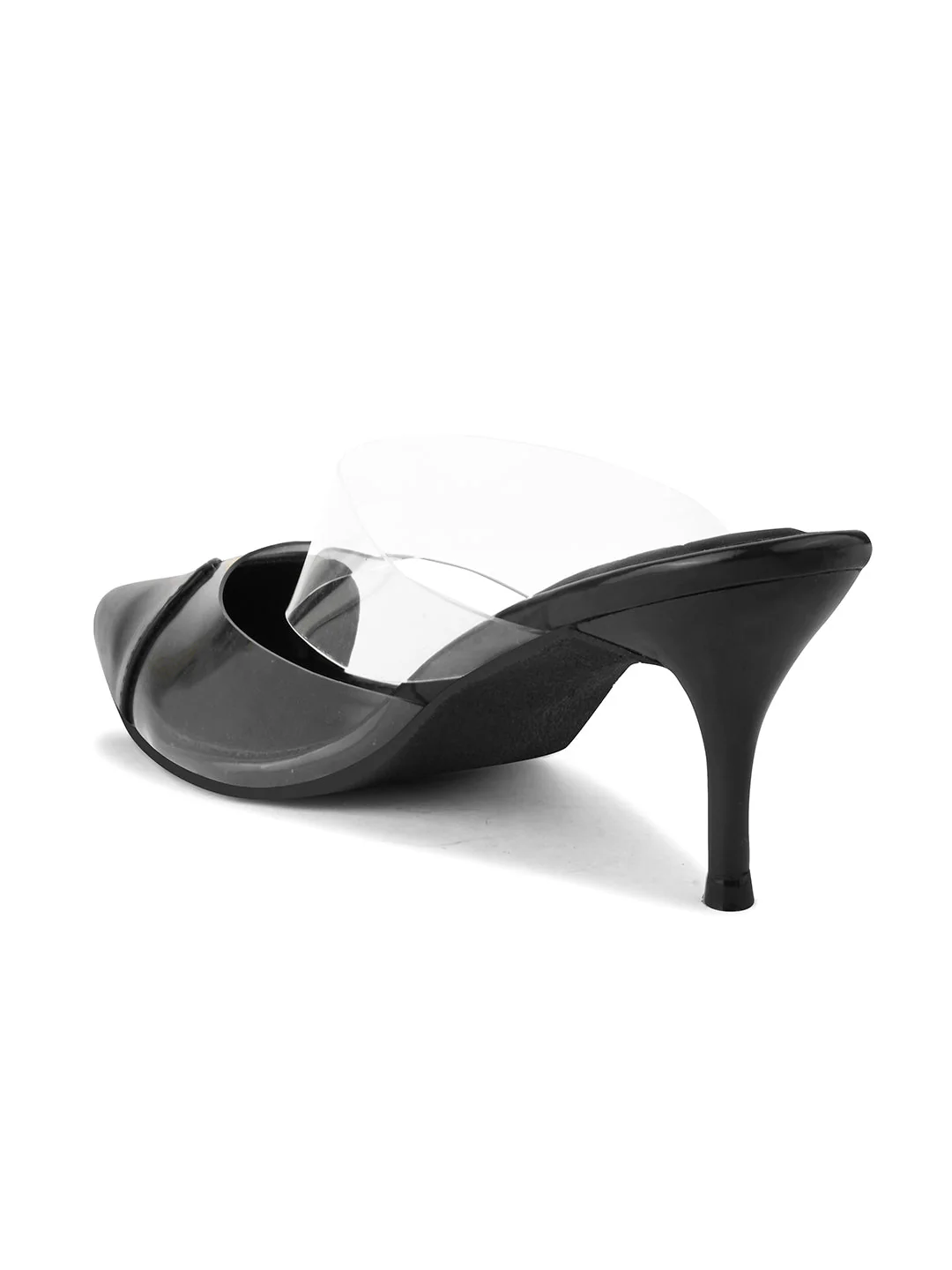 Jm Looks Heart-Toe Transparent Mule Heels - Image 12