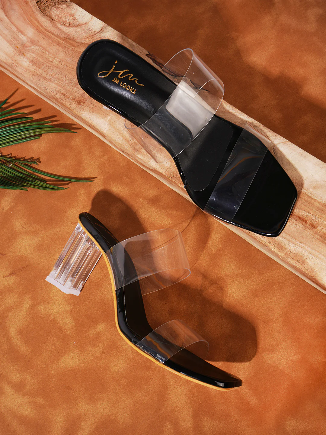 Transparent strap vinyl heels - Image 8