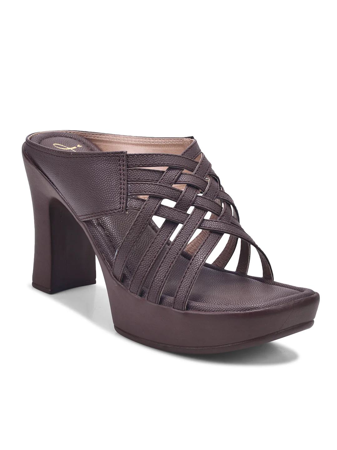 Trendy Multi-Strap Platform Heels - Image 12