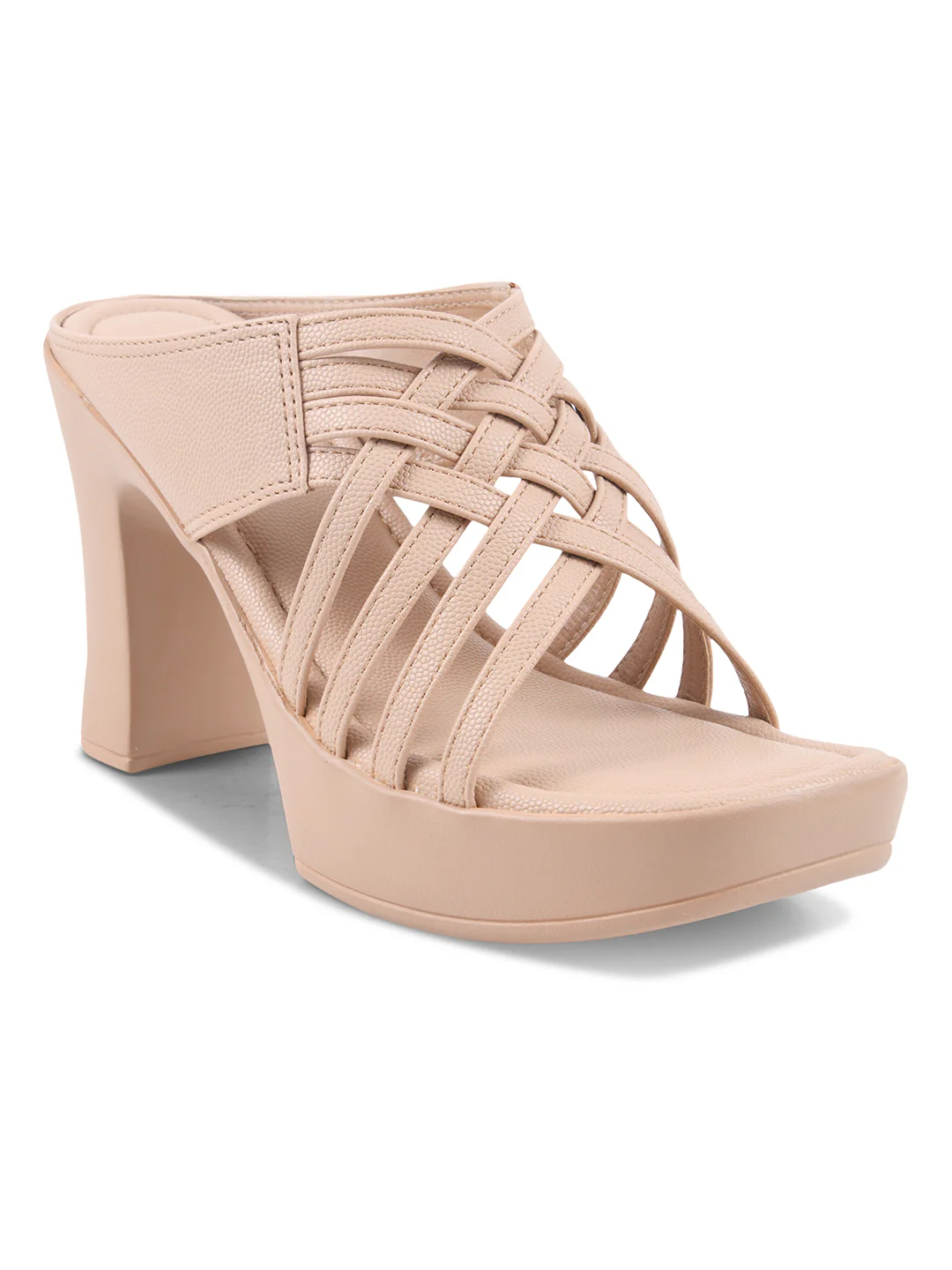 Trendy Multi-Strap Platform Heels - Image 18