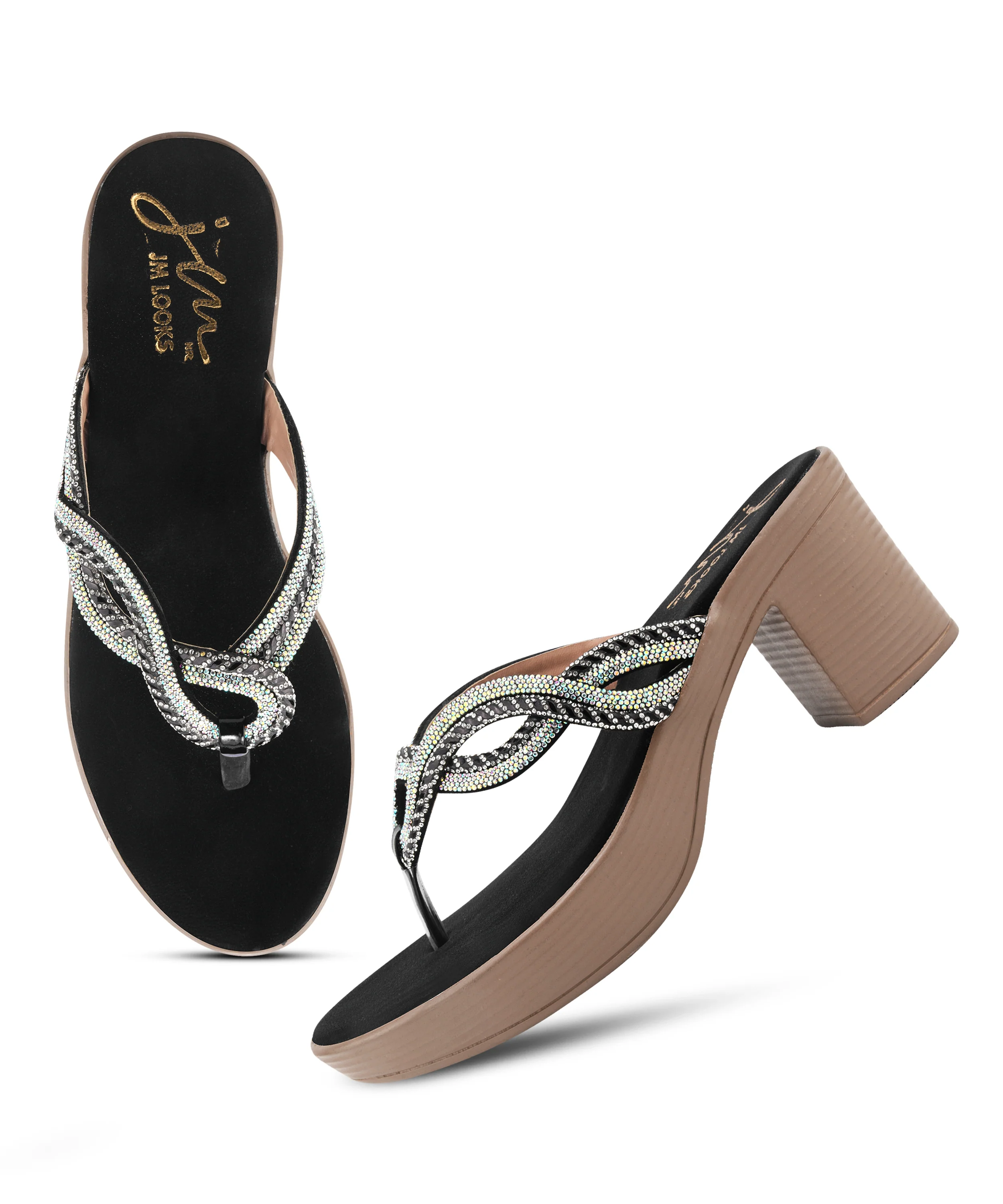 Trendy Slip-On Wedges with Elegant Finish - Image 5