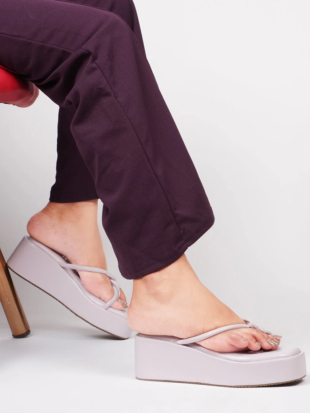 Jm Looks Modern Platform Thong Sandals for Women & Girls - Image 14