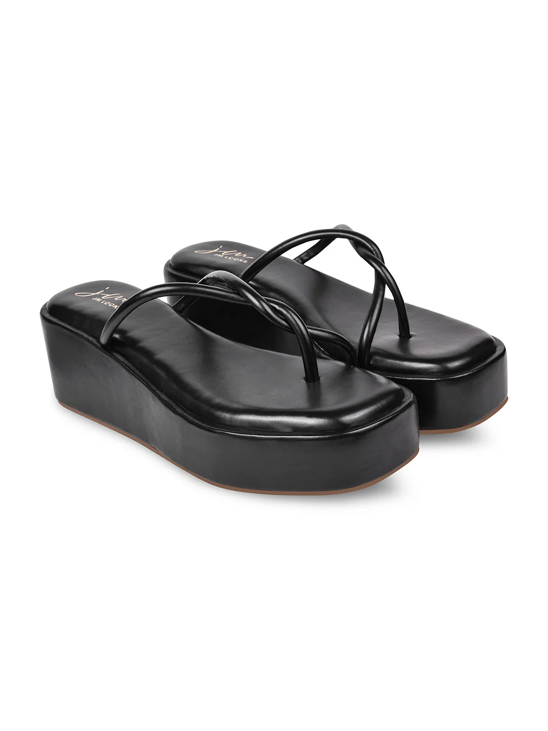 Jm Looks Modern Platform Thong Sandals for Women & Girls - Image 5