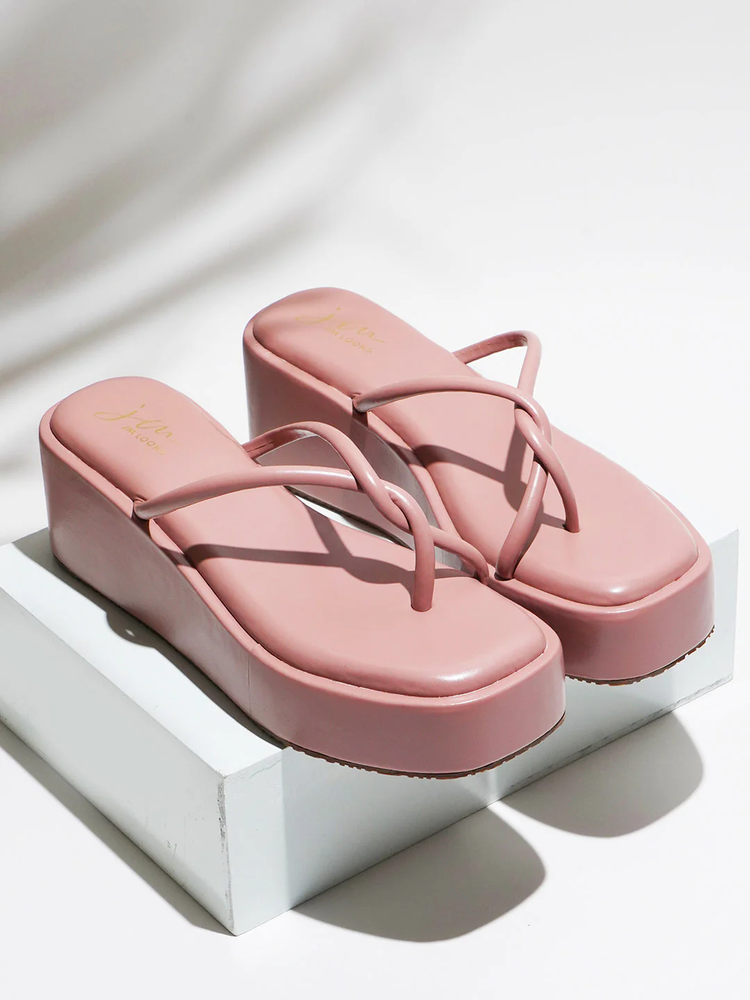 Jm Looks Modern Platform Thong Sandals for Women & Girls - Image 6