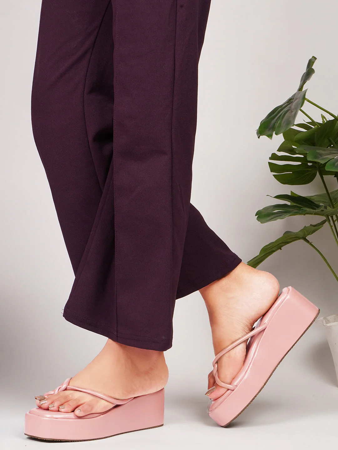 Jm Looks Modern Platform Thong Sandals for Women & Girls - Image 7