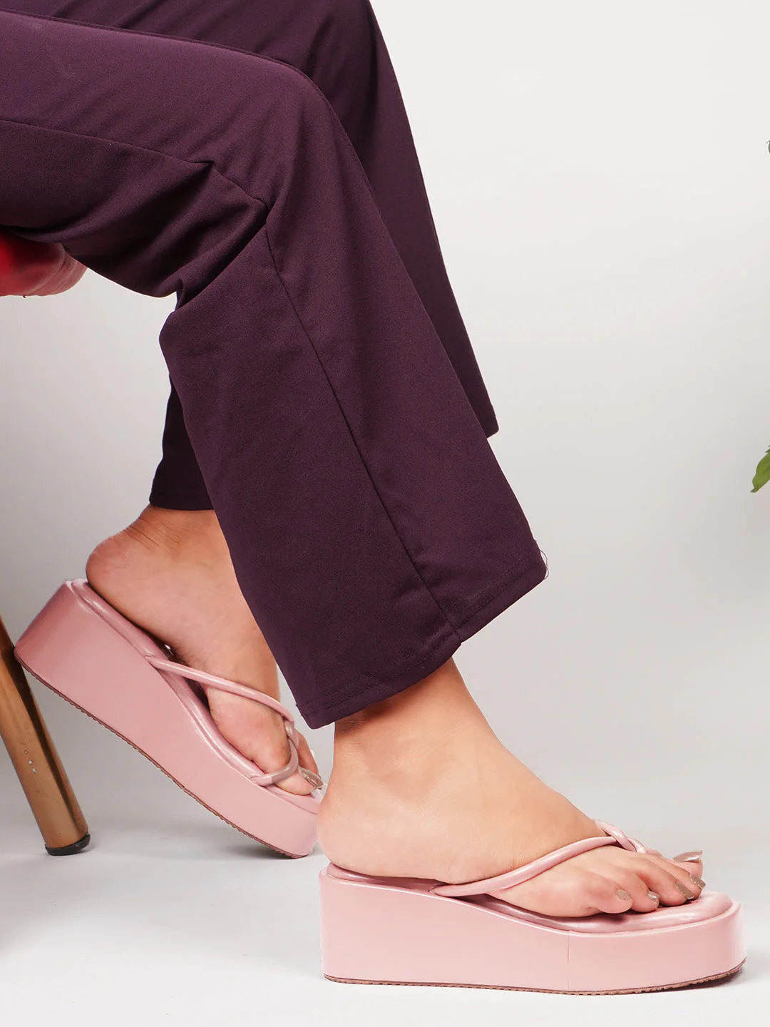 Jm Looks Modern Platform Thong Sandals for Women & Girls - Image 8