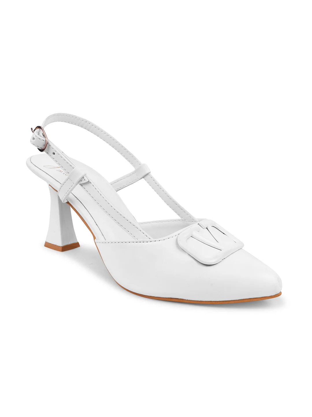 Typographic Applique Slingback Kitten Heels - Image 24