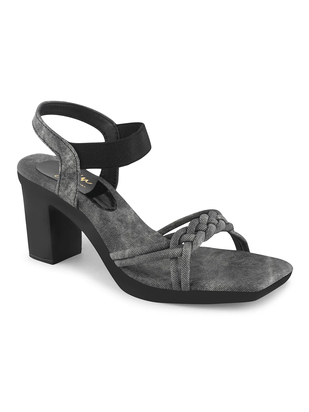 Jm Looks Knotted Strap Block Heel Sandals - Image 6