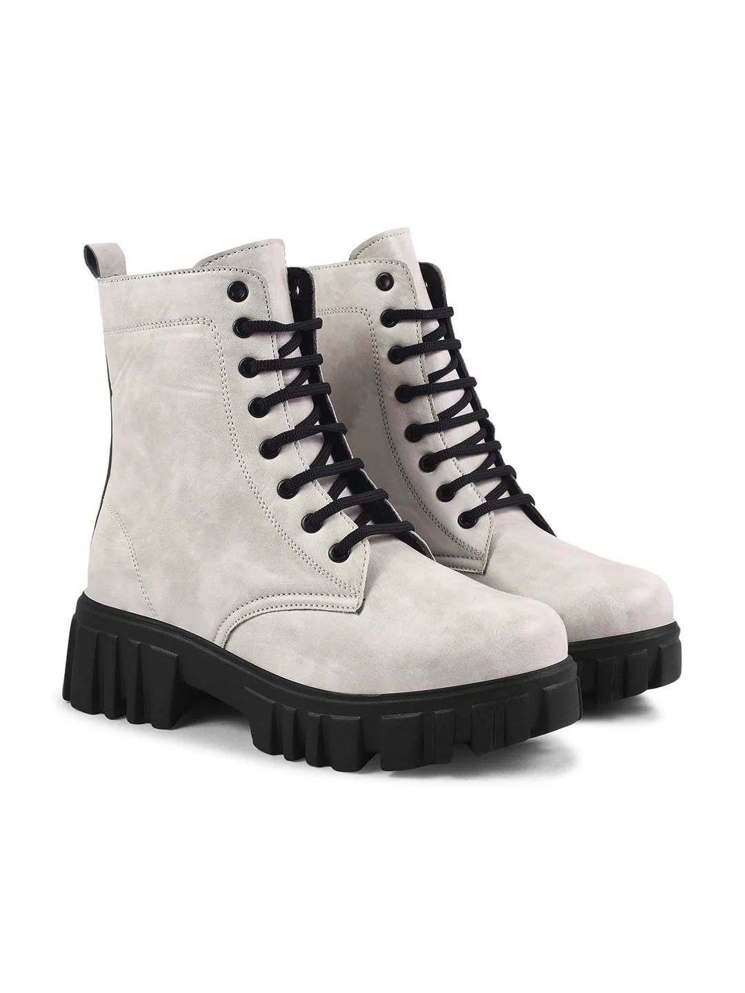 Jm Looks Rugged Lace-Up Combat Boots for Women & Girls - Image 18