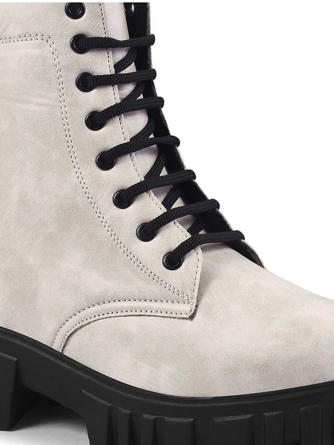 Jm Looks Rugged Lace-Up Combat Boots for Women & Girls - Image 19