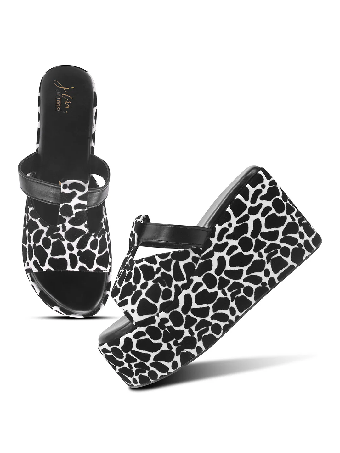 Urban Contrast Print Chunky Platforms - Image 5