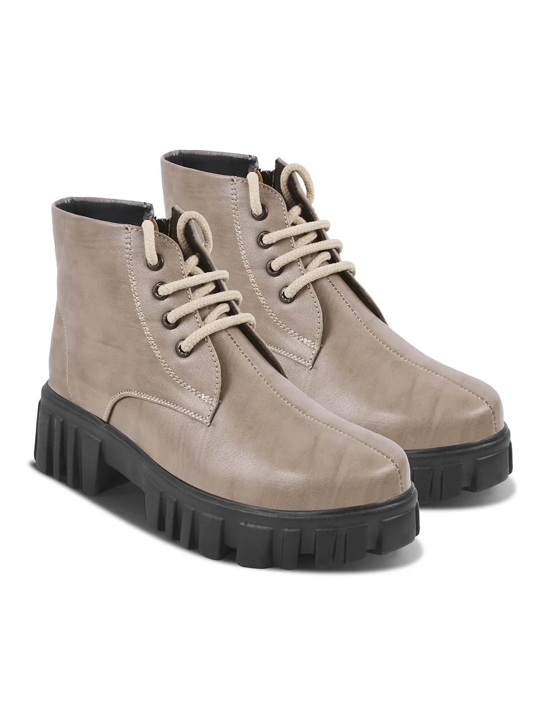 JM LOOKS Urban Trek Lace-Up Ankle Boots - Image 11
