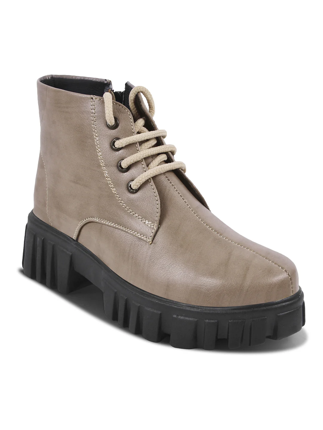JM LOOKS Urban Trek Lace-Up Ankle Boots - Image 12