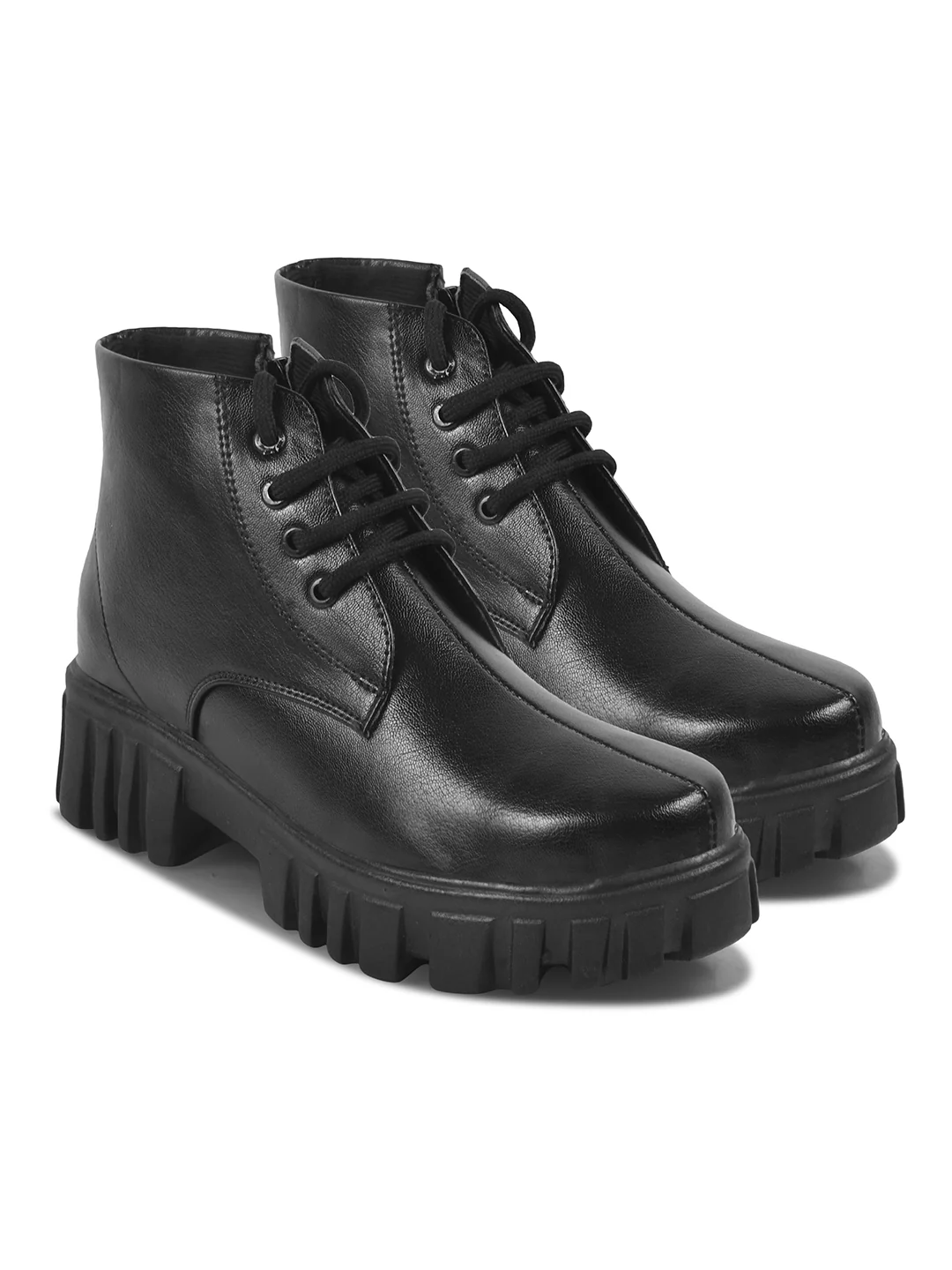 JM LOOKS Urban Trek Lace-Up Ankle Boots - Image 6