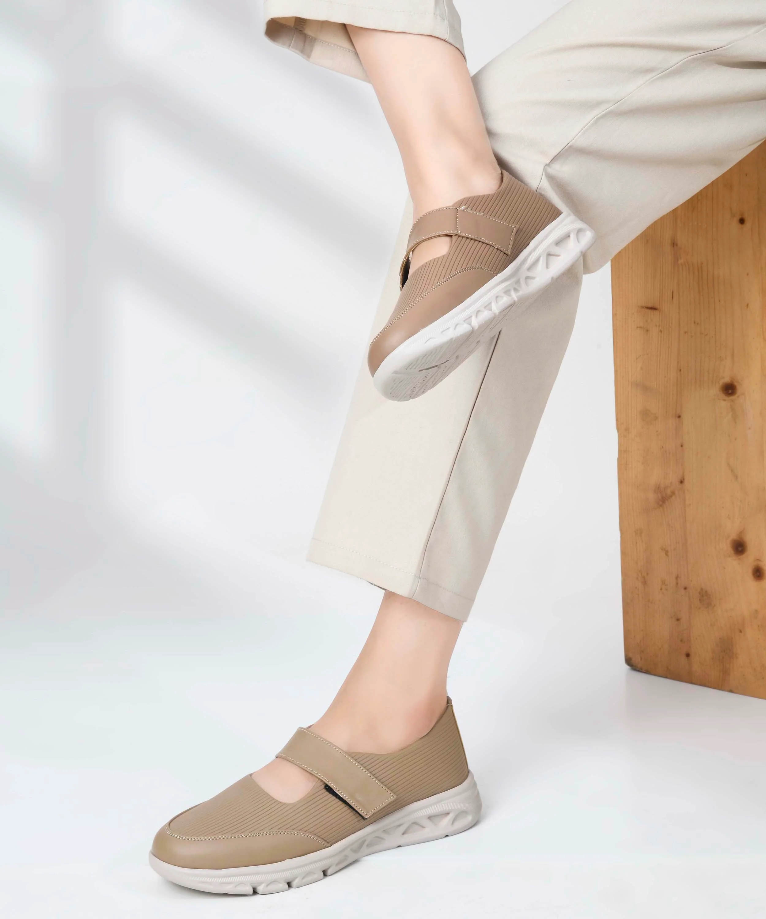 JM Looks Velcro Strap Casual Walking Shoes - Image 14