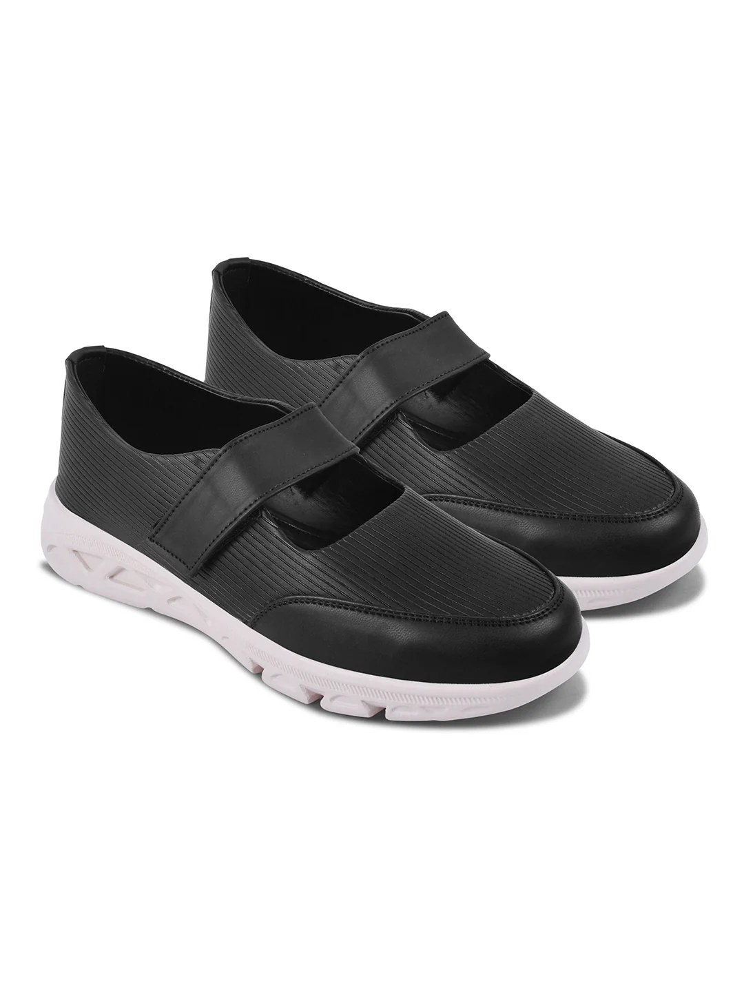 JM Looks Velcro Strap Casual Walking Shoes - Image 7