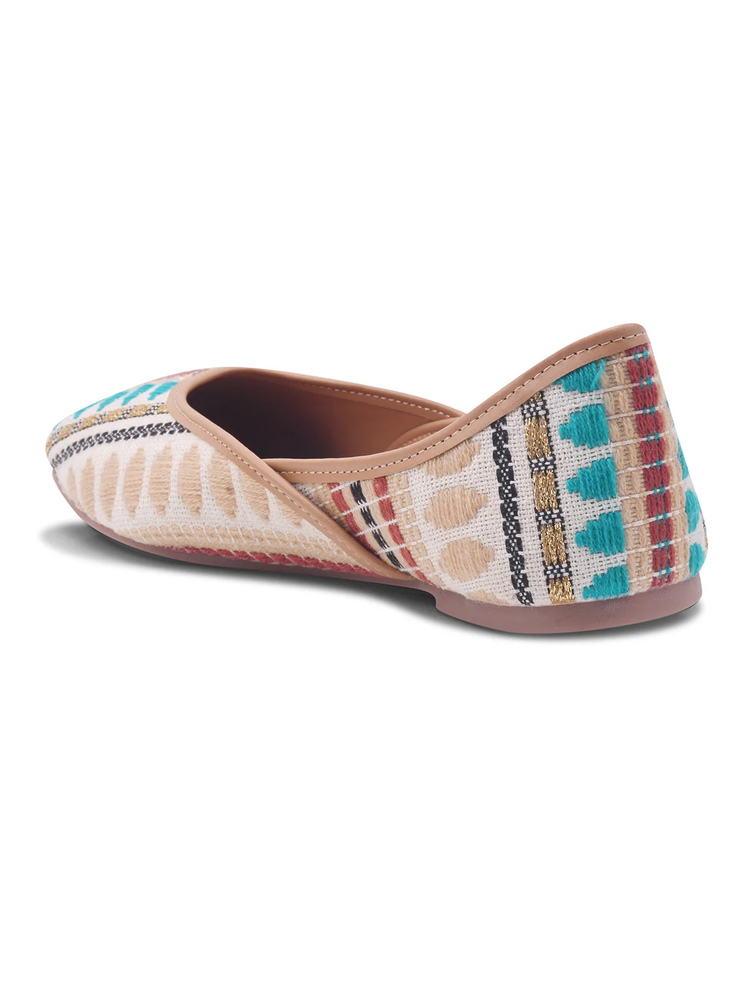 Vibrant Thread Work Ethnic Juttis - Image 10