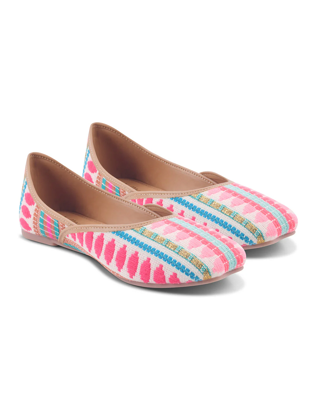 Vibrant Thread Work Ethnic Juttis - Image 11