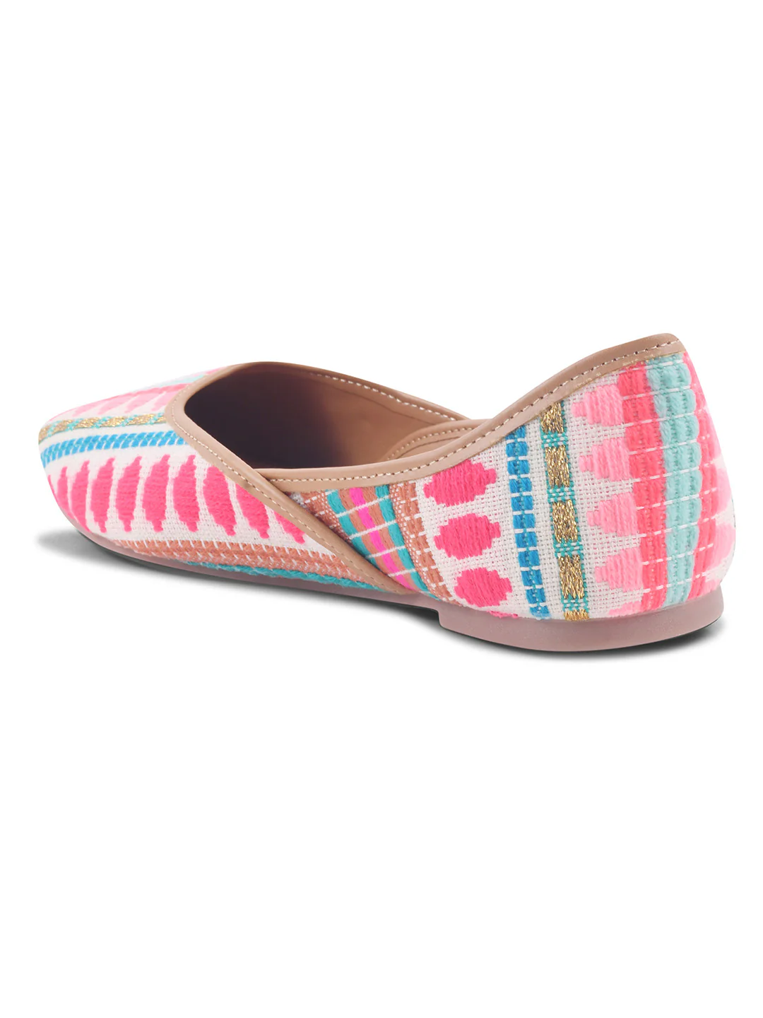 Vibrant Thread Work Ethnic Juttis - Image 12