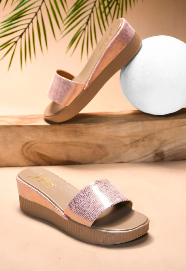 Jm Looks Glam Embellished Platform Heels
