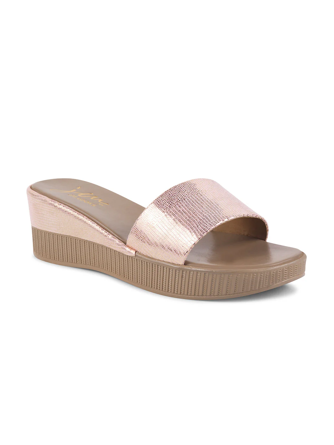 Jm Looks Glam Embellished Platform Heels - Image 2