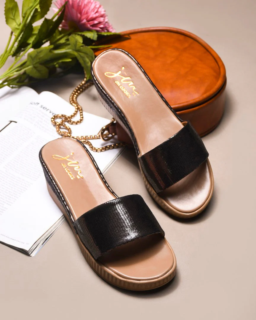 Jm Looks Glam Embellished Platform Heels - Image 7