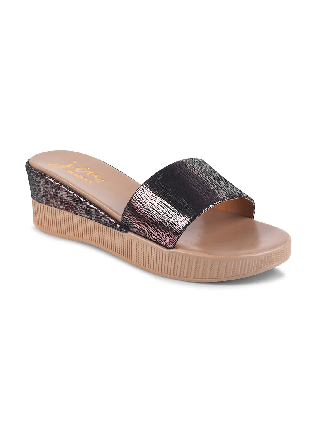 Jm Looks Glam Embellished Platform Heels - Image 8