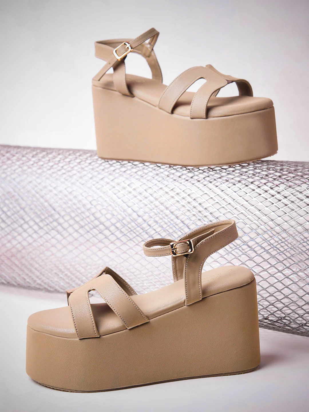 Wedge Sandals with Adjustable Ankle Strap - Image 16
