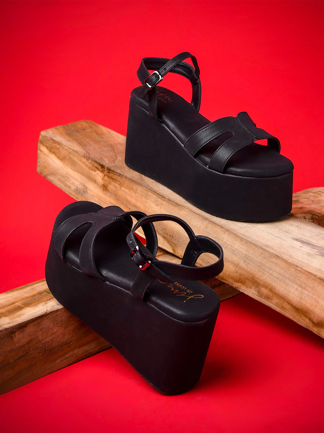 Wedge Sandals with Adjustable Ankle Strap - Image 6