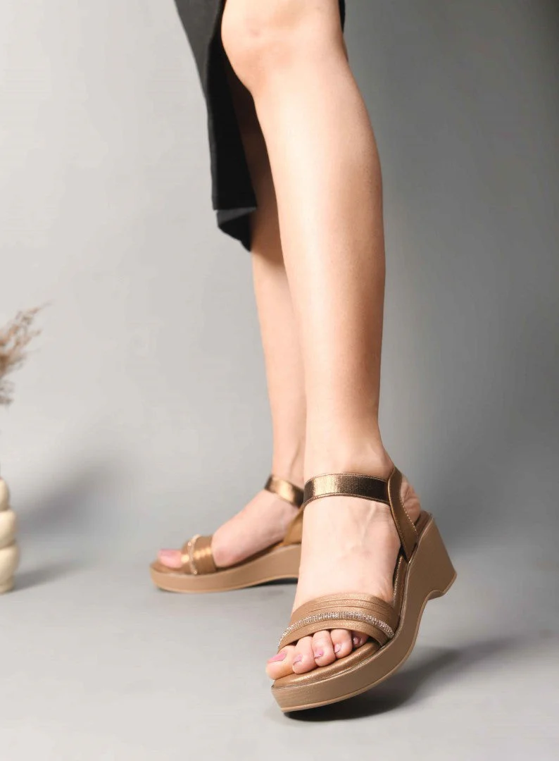 JM Looks Embellished Strap Platform Sandals - Image 16