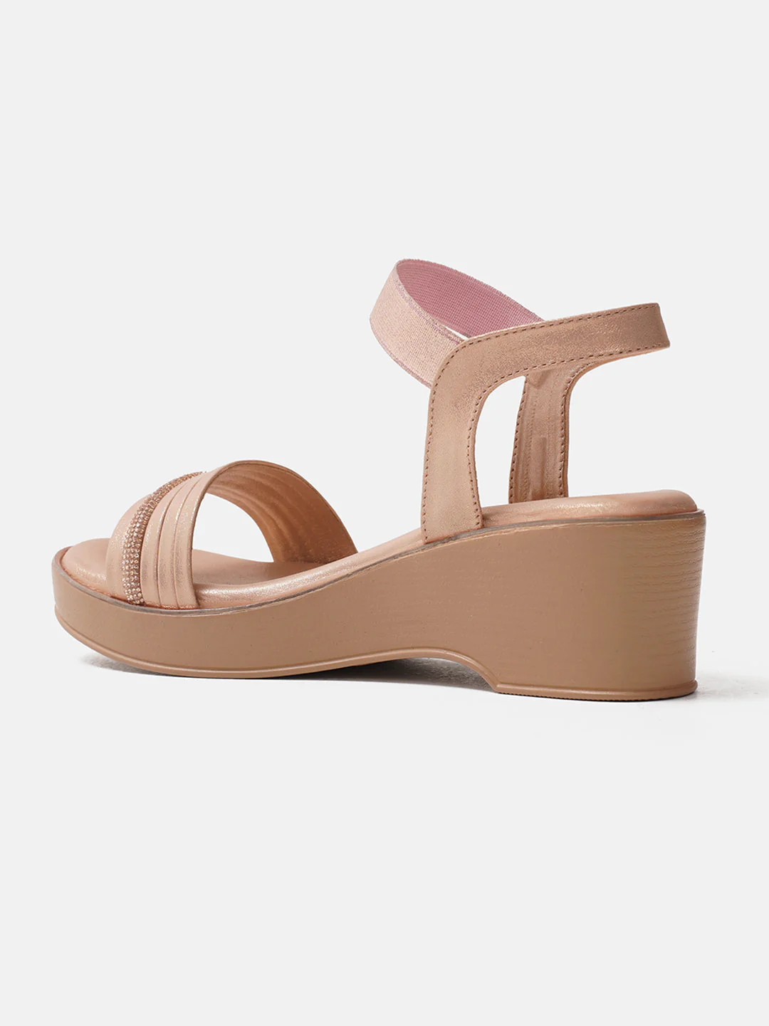 JM Looks Embellished Strap Platform Sandals - Image 7
