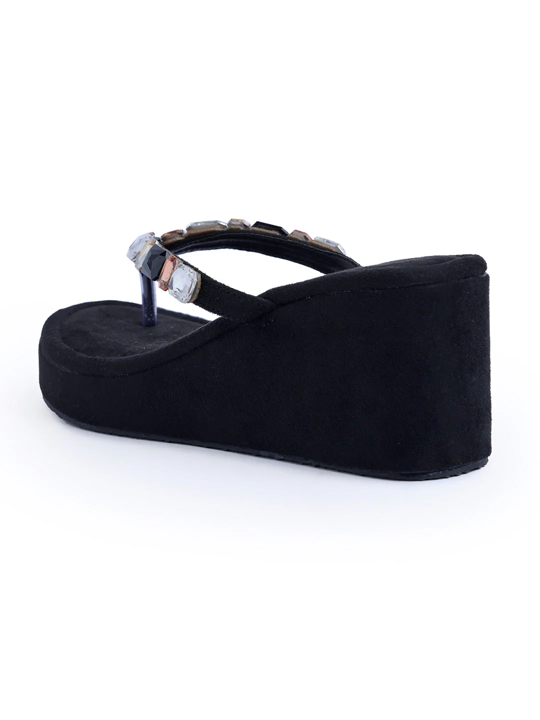 Jm Looks Embellished Platform Wedge Heels Sandals for Women & Girls - Image 18