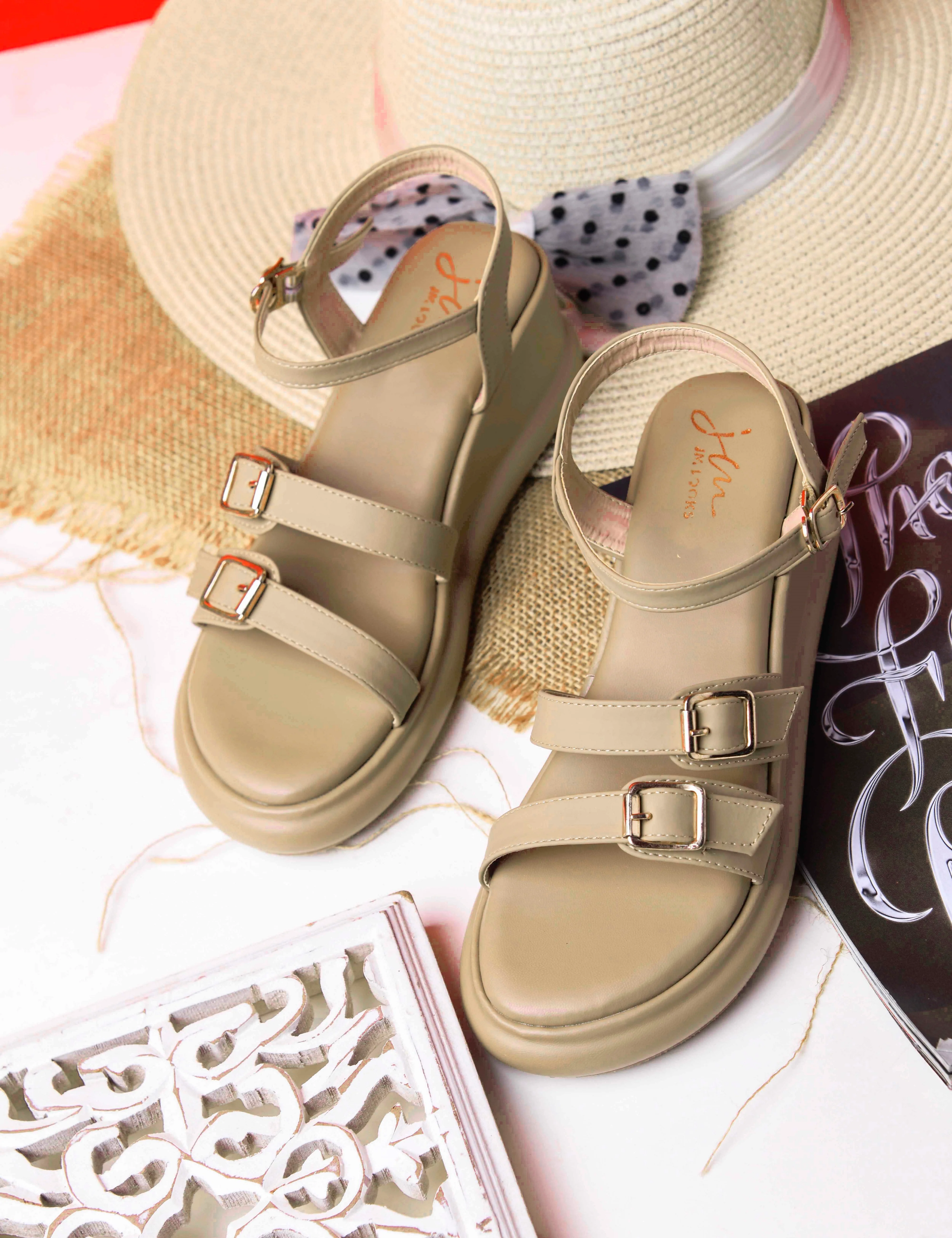 Wedge Sandals with Multi-Strap Design - Image 10