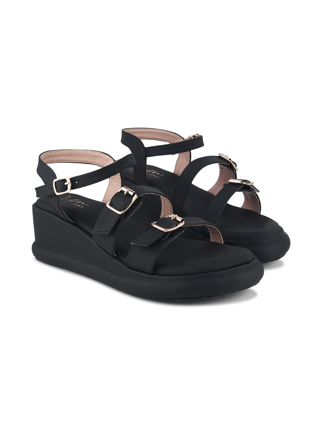 Wedge Sandals with Multi-Strap Design - Image 5