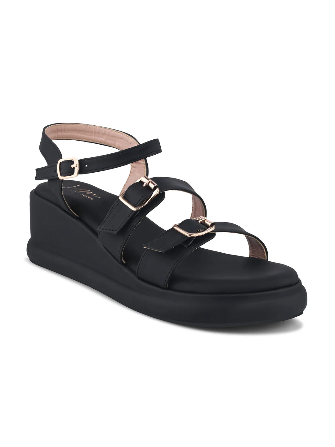 Wedge Sandals with Multi-Strap Design - Image 6