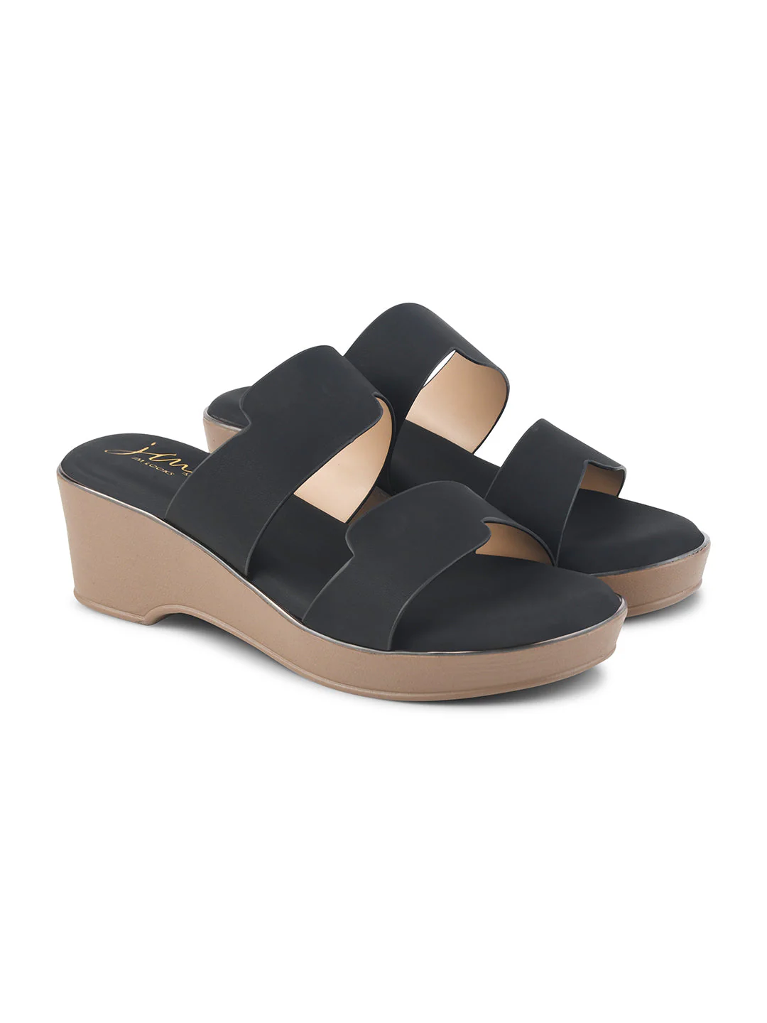 Jm Looks Elegant Strappy Platform Wedges for Women - Image 11