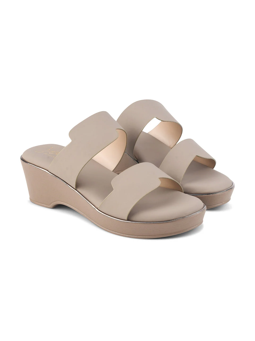 Jm Looks Elegant Strappy Platform Wedges for Women - Image 5