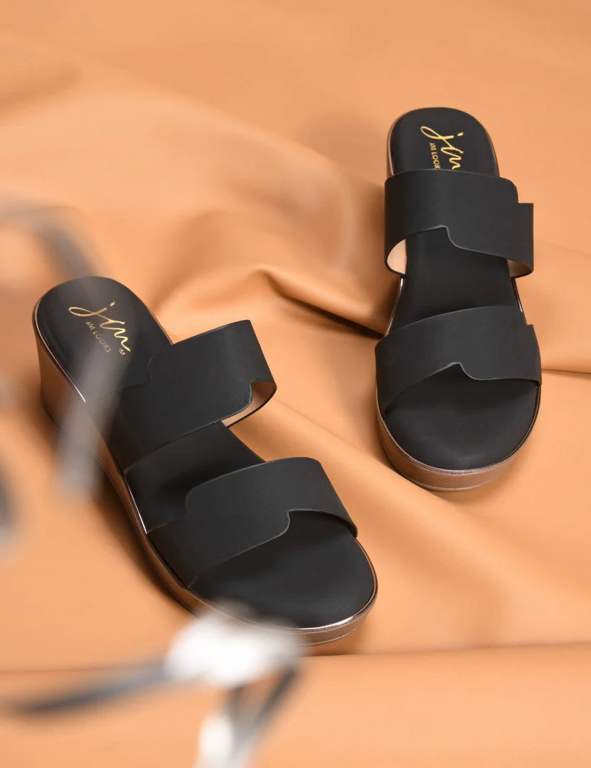Jm Looks Elegant Strappy Platform Wedges for Women - Image 8