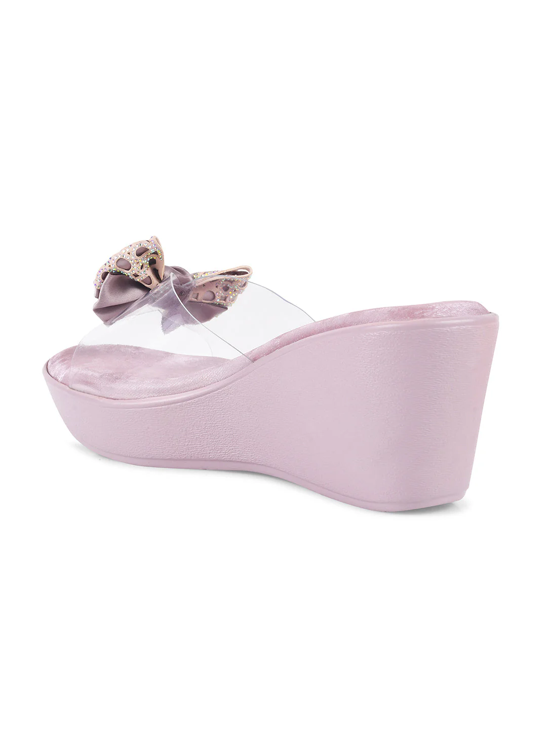 Jm Looks Embellished Bow Wedge Platform Sandals - Image 10
