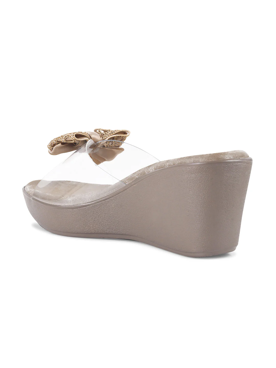 Jm Looks Embellished Bow Wedge Platform Sandals - Image 6